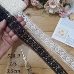 گیپور کد 524-9 بسته 15 یاردی عرض 3.5 سانت - تصویر 3