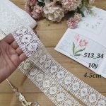 گیپور کد 513-34 بسته 10 یاردی عرض 4.5 سانت - تصویر 3