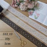 گیپور کد 513-13 بسته 10 یاردی عرض 5 سانت