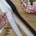 گیپور کد QQ0015 بسته 10 یاردی عرض 4 سانت