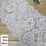 تور سوزنی کد A014 بسته 30 متری عرض 27 سانت-سفید
