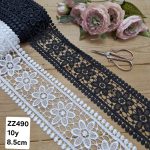 گیپور کد ZZ490 بسته 10 یاردی عرض 8.5 سانت