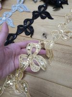 نوار ملیله دوزی کد 1036 بسته 5 یاردی