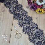 تور سوزنی کد 6012 بسته 30 متری عرض 14 سانت-مشکی