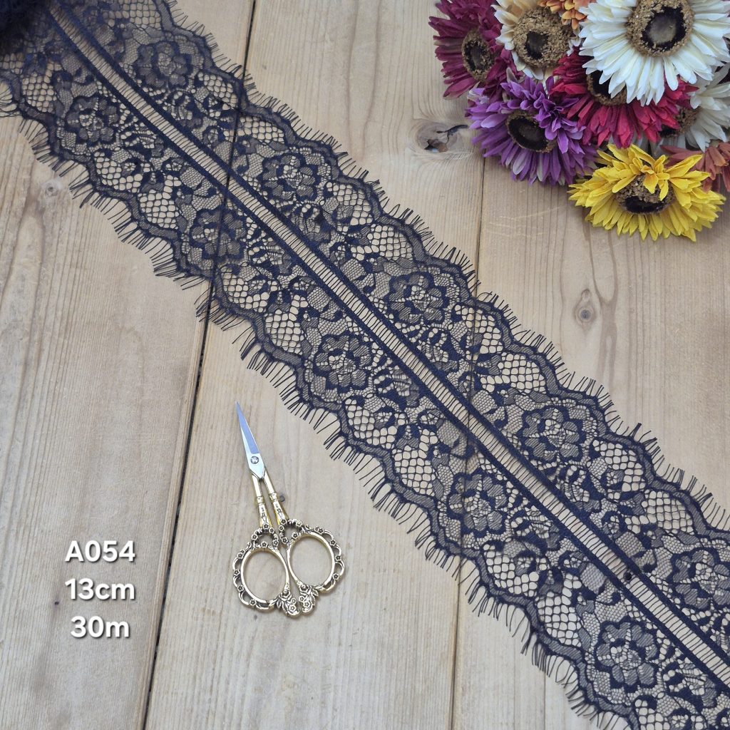 تور سوزنی کد A054 بسته 30 متری عرض 12 سانت-مشکی