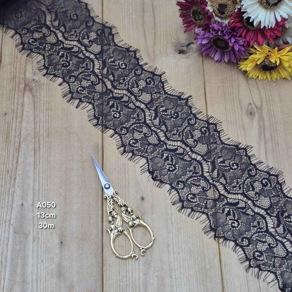 تور سوزنی کد A050 بسته 30 متری عرض 13 سانت-مشکی