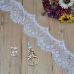 تور سوزنی کد 7348 بسته 30 متری عرض 11 سانت-سفید