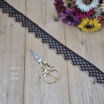 تور سوزنی کد A13811 بسته 30 متری عرض 7 سانت-مشکی