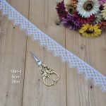 تور سوزنی کد A13811 بسته 30 متری عرض 7 سانت-سفید