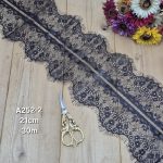تور سوزنی کد A2522 بسته 30 متری عرض 20 سانت-مشکی