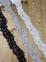 نوار ملیله دوزی کد A664 بسته 5 یاردی