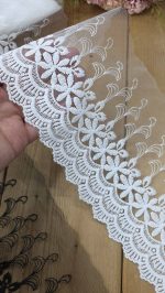 تور ارگانزا کد NO1720 بسته 10 یاردی سایز 15 سانت - تصویر 4