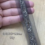 نوار ملیله دوزی کد 1313617-1.2 بسته 10 یاردی