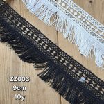 گیپور کد ZZ003 بسته 10 یاردی عرض 9 سانت