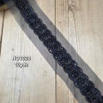 نوار ملیله دوزی کد NO1028 بسته 10 یاردی