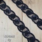 نوار ملیله دوزی کد NO1096 بسته 5 یاردی