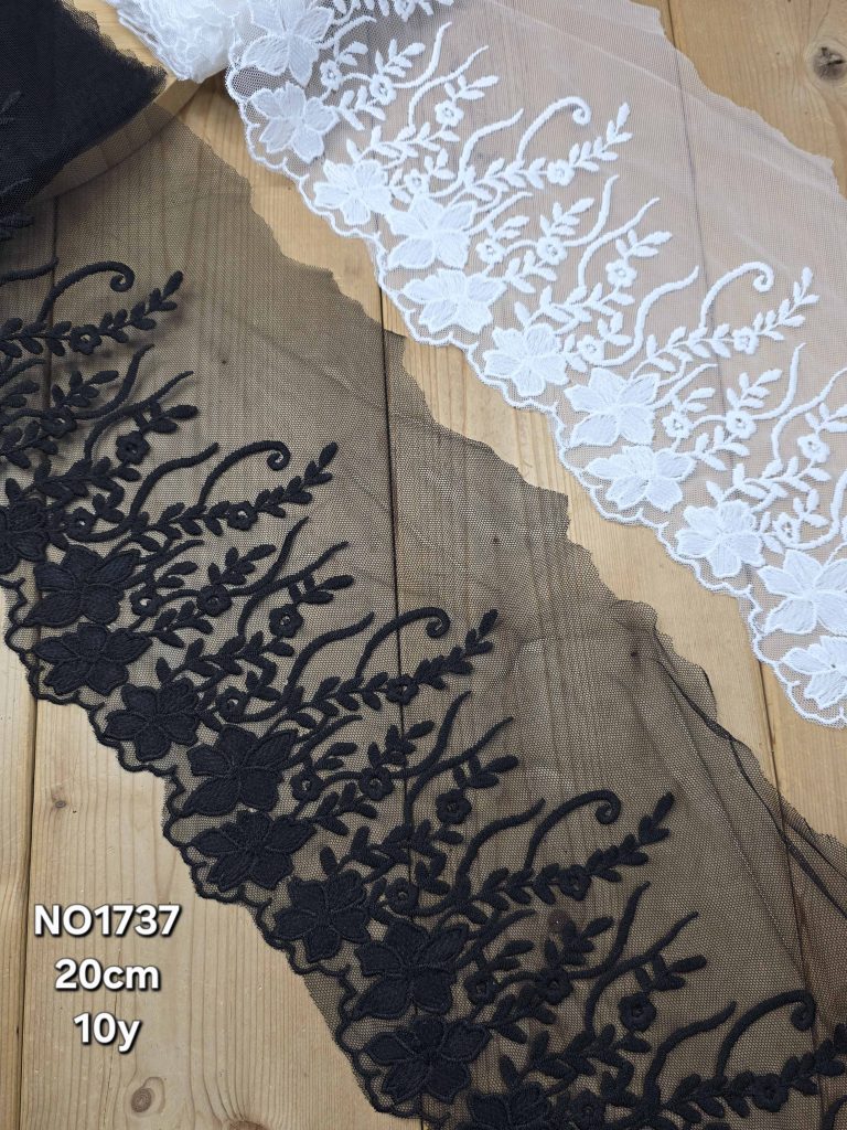 تور ارگانزا کد NO1737 بسته 10 یاردی سایز 20 سانت