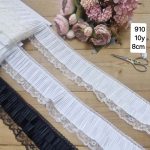 پلیسه کد 910 بسته 10 یاردی عرض 8 سانت