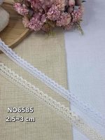 نوار قلاب بافی کد NO6585 سایز 2.5 ~3 سانت بسته ۲۵ یاردی