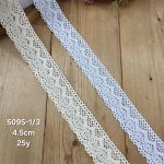 نوار قلاب بافی کد 5095-1/3سایز 4.5 سانت بسته ۲۵ یاردی
