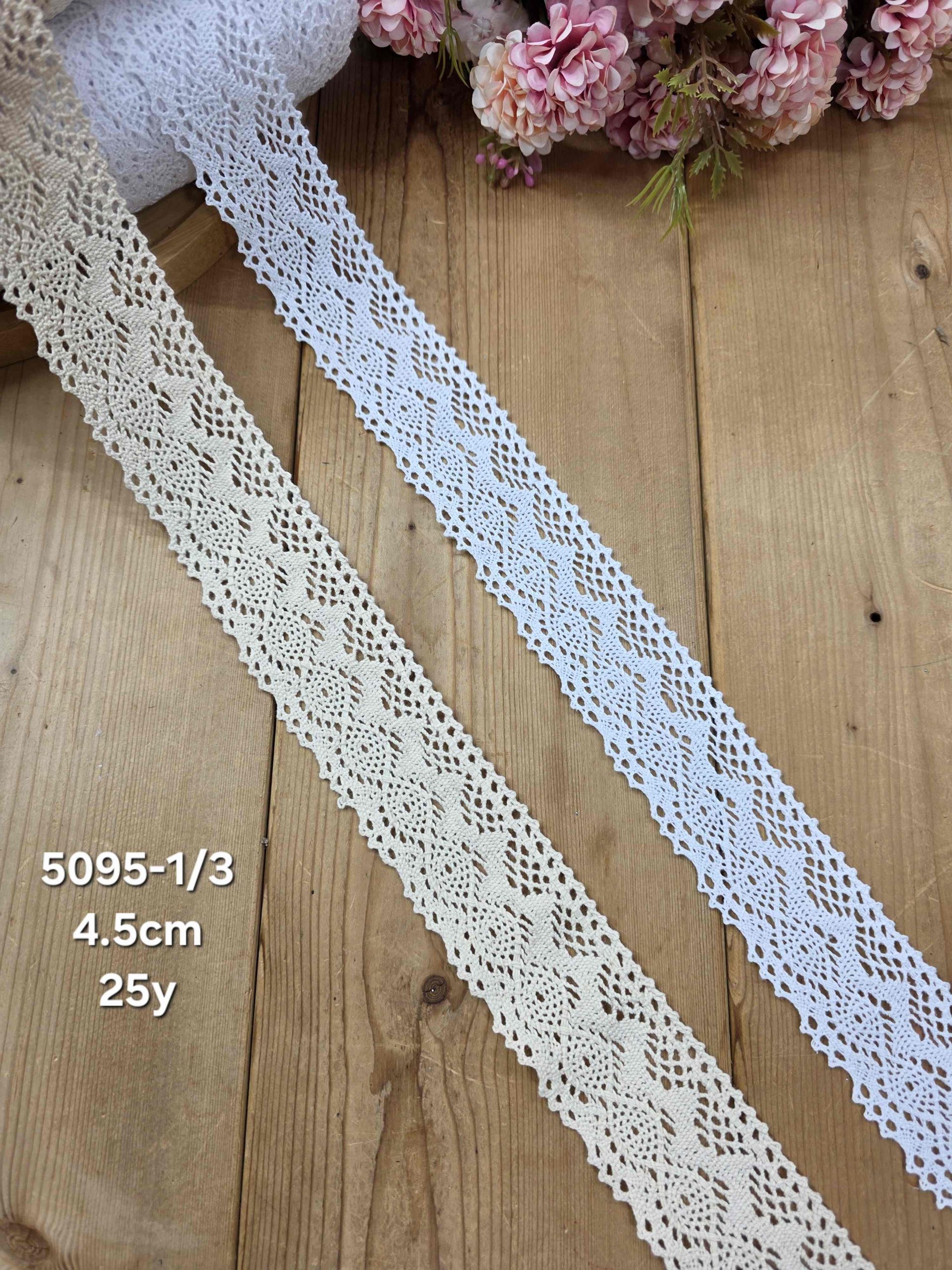 نوار قلاب بافی کد 5095-1/3سایز 4.5 سانت بسته ۲۵ یاردی نوار قلاب بافی کد 5095-1/3سایز 4.5 سانت بسته ۲۵ یاردی