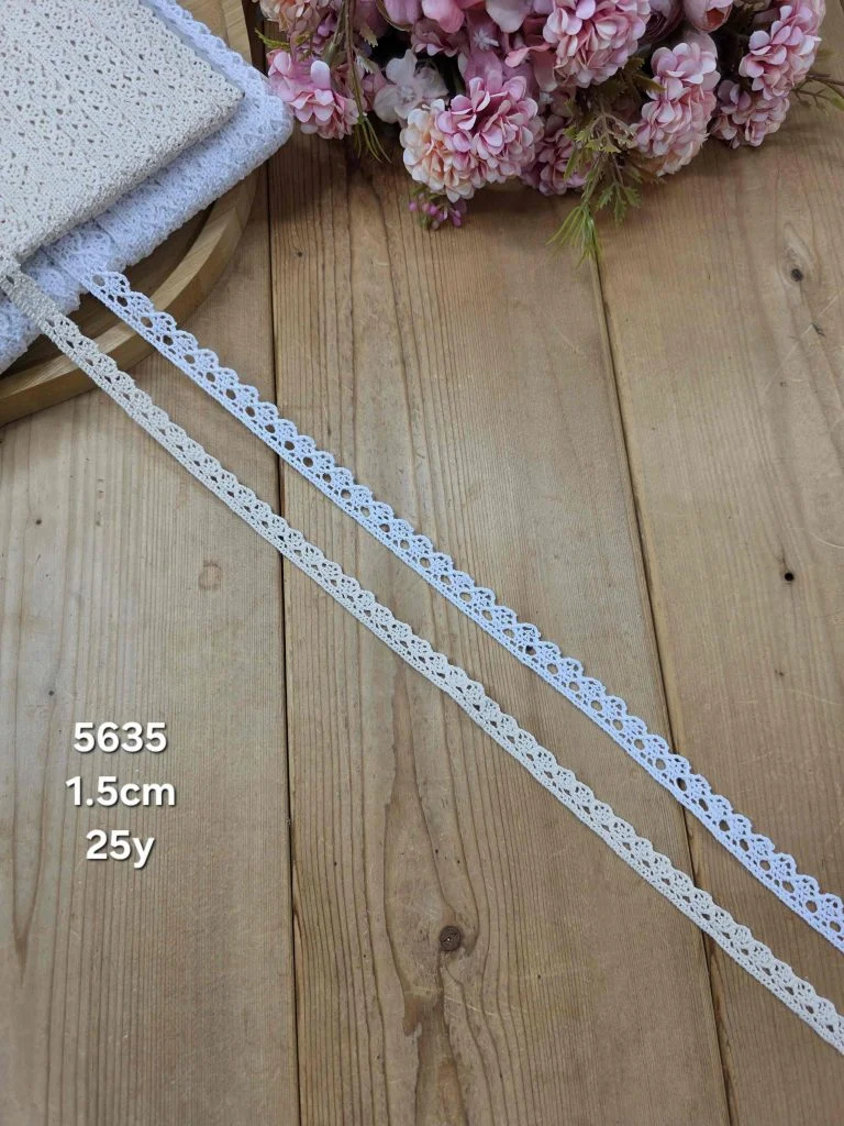 نوار قلاب بافی کد 5635 سایز 1.5 سانت بسته ۲۵ یاردی