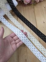 نوار قلاب بافی کد 6564 سایز 3 سانت بسته ۲۵ یاردی