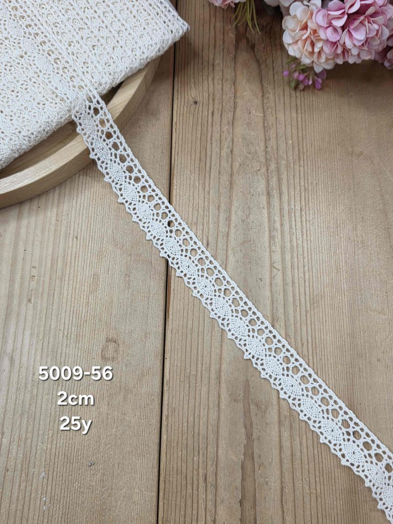 نوار قلاب بافی کد 5009-56 سایز 2 سانت بسته ۲۵ یاردی