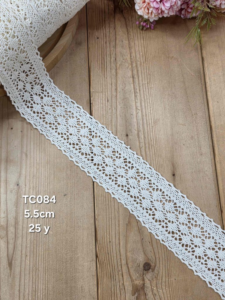 نوار قلاب بافی کد TC084 سایز 5.5 سانت بسته ۲۵ یاردی