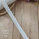 نوار قلاب بافی کد 6585-2 سایز 2.5 سانت بسته ۲۵ یاردی