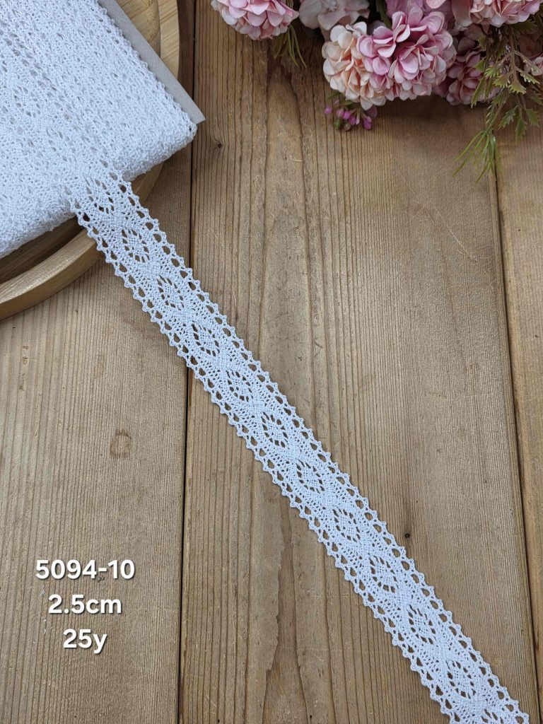 نوار قلاب بافی کد 5094-10 سایز 3 سانت بسته ۲۵ یاردی