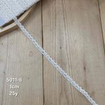 نوار قلاب بافی کد 5011-6 سایز 1 سانت بسته ۲۵ یاردی