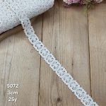 نوار قلاب بافی کد 5072 سایز 3 سانت بسته ۲۵ یاردی