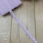 نوار قلاب بافی کد 5602-12 سایز 1.5 سانت بسته ۲۵ یاردی