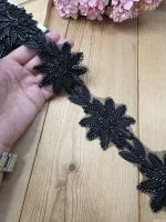 نوار ملیله دوزی کد A657 بسته 5 یاردی سایز 8 سانت
