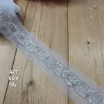 نوار ملیله دوزی کد A27 بسته 10 یاردی سایز 6 سانت