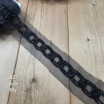 نوار ملیله دوزی کد A27 بسته 10 یاردی سایز 6 سانت