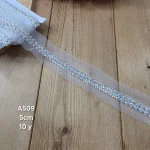 نوار ملیله دوزی کد A509 بسته 10 یاردی سایز 5 سانت