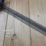 نوار ملیله دوزی کد A510 A555 بسته 10 یاردی سایز 4 سانت