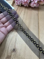نوار ملیله دوزی کد A510 A555 بسته 10 یاردی سایز 4 سانت
