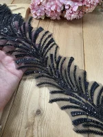 نوار ملیله دوزی کد A504 بسته 5 یاردی سایز 10 سانت