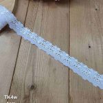 تور کتان کد TK4w سایز 4 سانت بسته 15 یاردی
