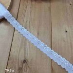 تور کتان کد TK3w سایز 3 سانت بسته 15 یاردی