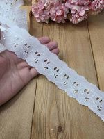 تور کتان روبانکش کد TKR5 سایز 5 سانت بسته 15 یاردی - تصویر 2