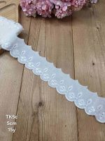 تور کتان کد TK5c سایز 5 سانت بسته 15 یاردی
