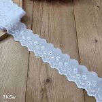 تور کتان کد TK5w سایز 5 سانت بسته 15 یاردی