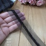 نوار ملیله دوزی کد A506 بسته 10 یاردی سایز 4 سانت