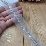 نوار ملیله دوزی کد A506 بسته 10 یاردی سایز 4 سانت