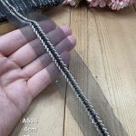 نوار ملیله دوزی کد A506 بسته 10 یاردی سایز 4 سانت