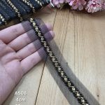 نوار ملیله دوزی کد A508 بسته 10 یاردی سایز 4 سانت